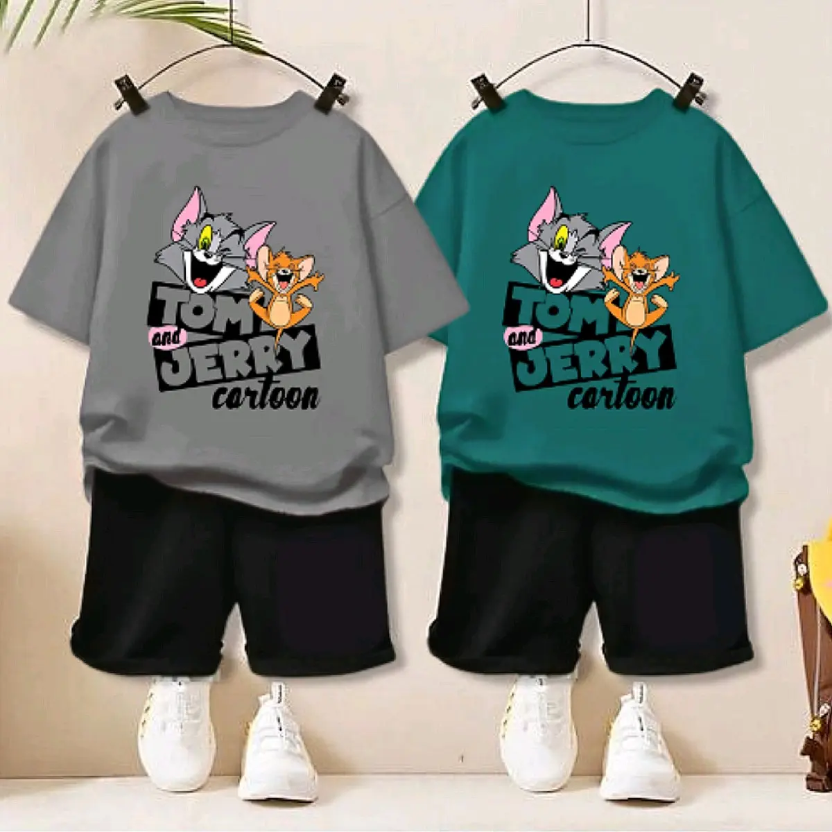 Setelan Anak Karakter Kartun Tom And Jerry Fashion
