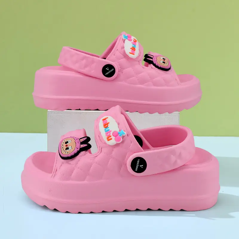 A·S·L Sandal kodok Anak Perempuan Kartun labubu Sandal Baim Anak Laki Laki 5