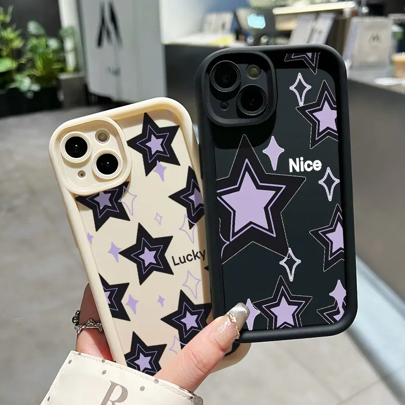 Casing Hp Untuk Realme C11 2020 Case Casing HP pola bintang keberuntungan Kesing Anti Drop Cesing Silikon Kasing Softcase 6