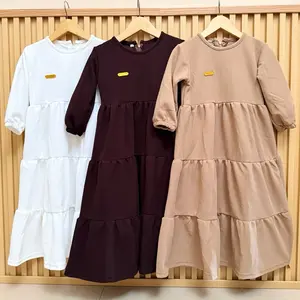 [HEE.DA] GAMIS KNIT ANAK 3-12 TAHUN (GAMIS SAJA)