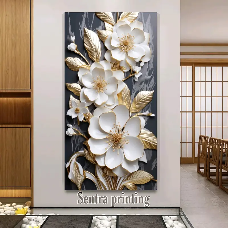 Terbaru stiker dinding motif bunga 3d, hiasan dinding 3D flower, memperindah ruangan , hiasan stiker  ruang tamu, dekorasi minimalis 0
