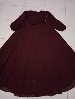 Product Review of QOME - DRESS BAHAN CERUTI / DRESS NAOMI / DRESS KONDANGAN /DRESS PESTA / DRESS FORMAL Mewah from p**@ 3