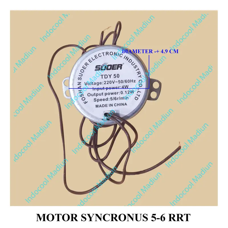 MRT ROTARY KIPAS ANGIN/SYNCHRONOUS MOTOR/MOTOR KIPAS RRT/MOTOR SYNCRONUS 5-6 RRT 2