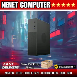 MINI PC Rakitan core i5 3470 | 8GB | SSD 256GB