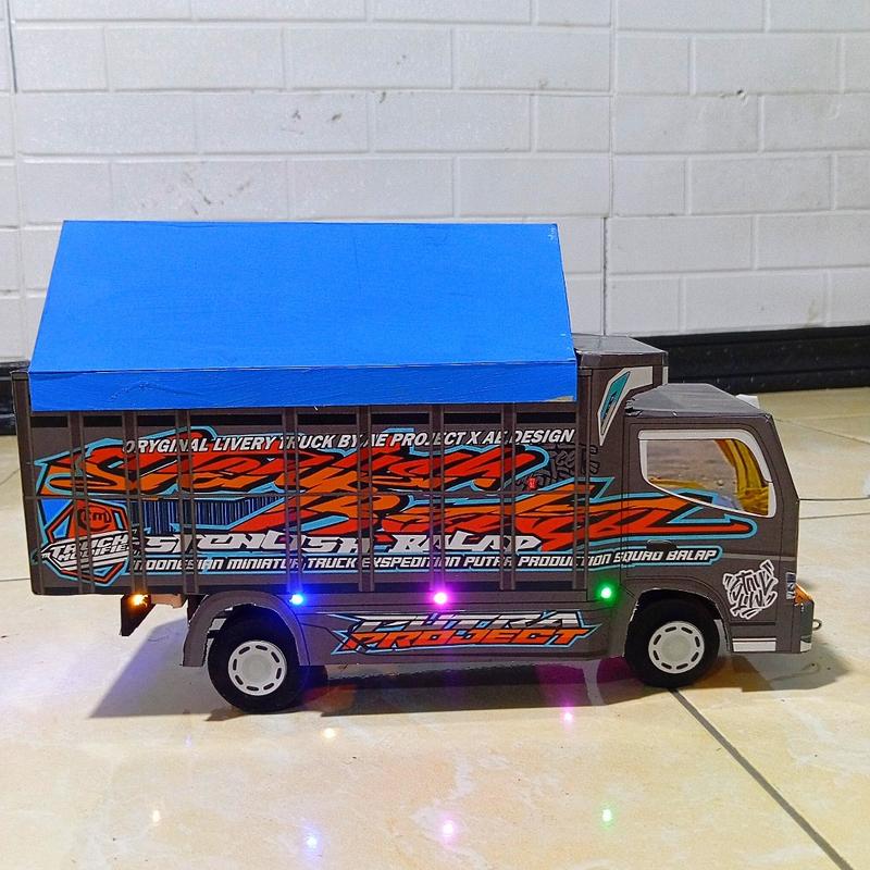 Product Introduction of MAINAN MINIATUR TRUK OLENG BISA TAMBAH NAMA DAN FOTO MINIATUR TRUK OLENG FULL VARISI LAMPU DAN TERPAL MAINAN TERLARIS 57
