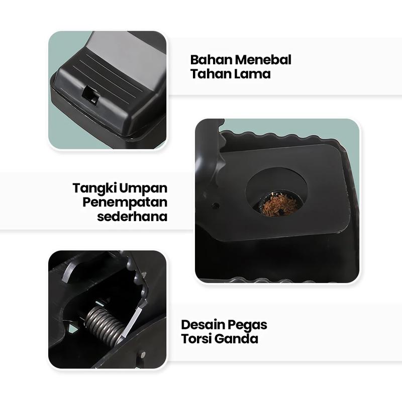 Product Introduction of SAEID PAKET 3 PCS - Alat Jebakkan/Alat Jepitan Jebakkan Tikus Hama Di Rumah Got Dan Halaman Rumah 15