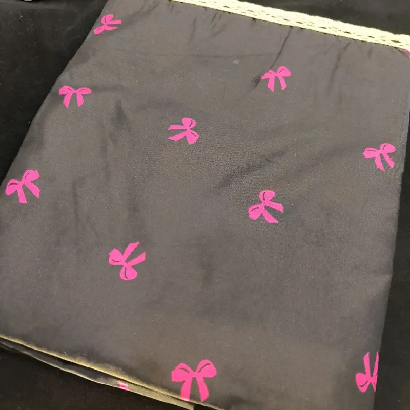 Mukena Rayon Motif Ribbon Pita Hitam - Katun Dewasa - Cantik, Panjang, Wanita, Travel, Renda, Muslim, Mukenah, Bali 5