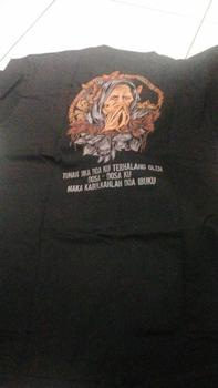 Product Review of T-Shirt Titik Temu - DOA IBU 3 | Kaos Katun Combed Sablon from 2**i 1