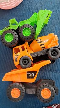 Product Review of MIXER TRUCK CONSTRUCTION TRUCK TOYS FOR BOYS AND GIRLS Gift Set from J**h C**i M**m 1