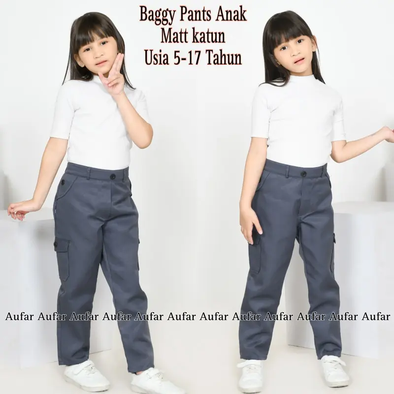 CELANA CARGO KOREA ANAK PEREMPUAN UMUR 5 SAMPAI 17 TAHUN 8
