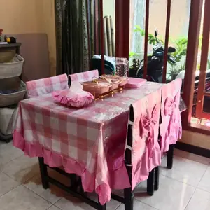 SARUNG KURSI 4 MURAH / SET TAPLAK MEJA MURAH