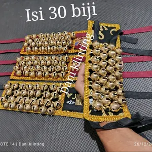 klintingan jaran kepang isi 30 biji ukuran no 3 suara nyaring