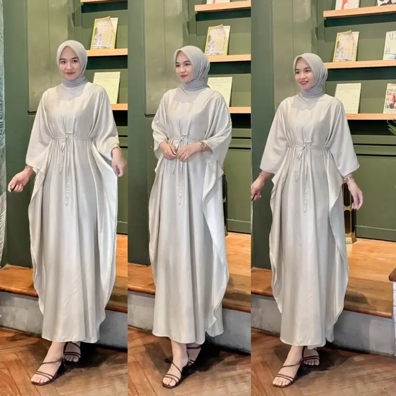 Terbaruuu Abaya kaftan 2025 Maudy Silk Premium Maxmara BYLOOKS Kaftan 2in 1 New collection series raya Muslim Nyaman