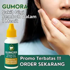 Obat Sakit Gigi Herbal Alami Gumora Ampuh atasi Sakit Gigi & gusi bengkak mulut anak dan dewasa