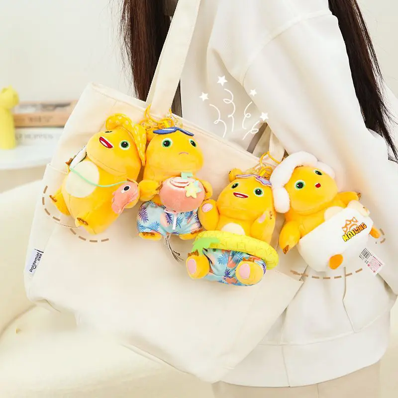 ORIGINAL Boneka Naga Susu Kecil Blindbox Gantunan kunci Dino Kuning NaiLong Yellow Dino Valentine day's Hadiah Pengiriman acak(Cant Choosen) 4