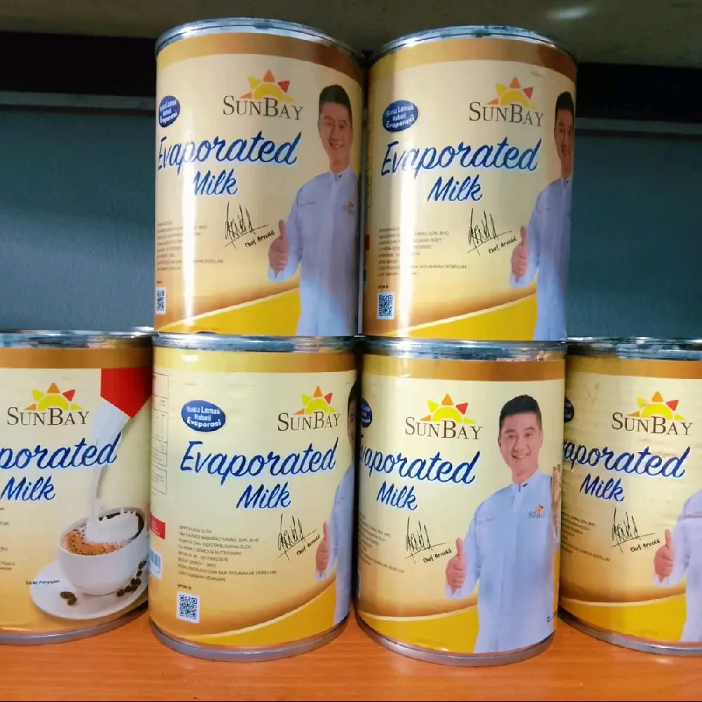 Sunbay 380gr Susu Lemak Nabati Evaporasi - Susu Cair Alami untuk Kebutuhan Anda - Milk