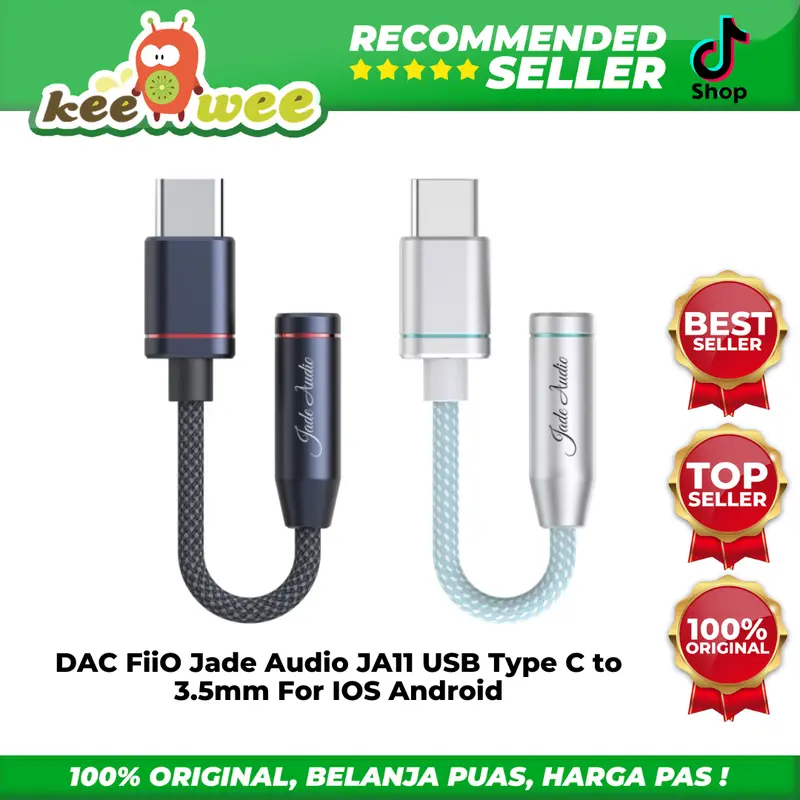 DAC FiiO Jade Audio JA11 USB Type C to 3.5mm For IOS Android 0