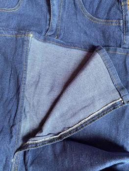 Product Review of 2212# Forking Denim Skirt Women Mid-Length High Waisted Hip Wrap Skirt from z**i 3