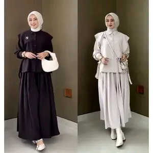 Setelan Rok Rayon Twill Premium Wanita - Aliya
