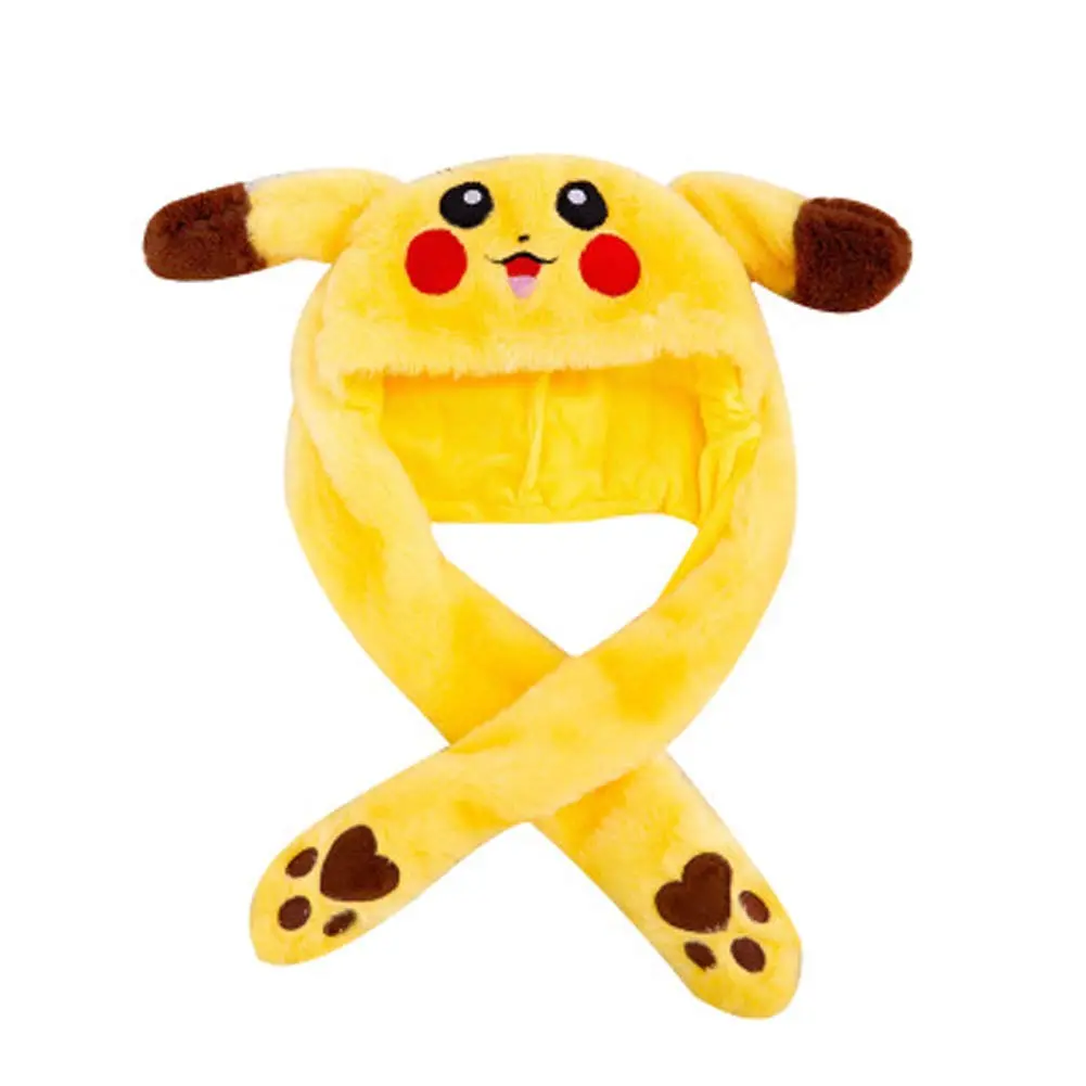 Mũ Nhảy Sang Trọng Cho Trẻ Em, Cosplay Hoạt Hình, Có Chân, Kawaii, Thỏ, Tai Thỏ, Mũ Di Chuyển Cho Nữ, Bé Gái
