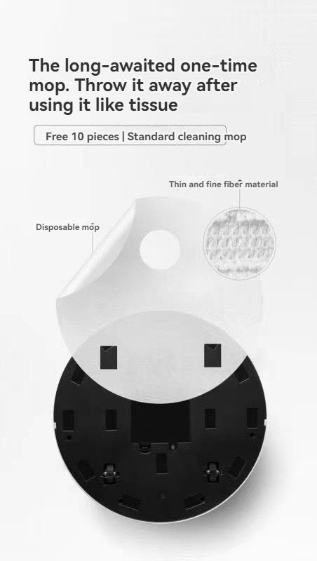 Product Introduction of Sweeping and mopping robot Household cleaning machine Lazy portable multi-functional intelligent robot vacuum cleaner 3