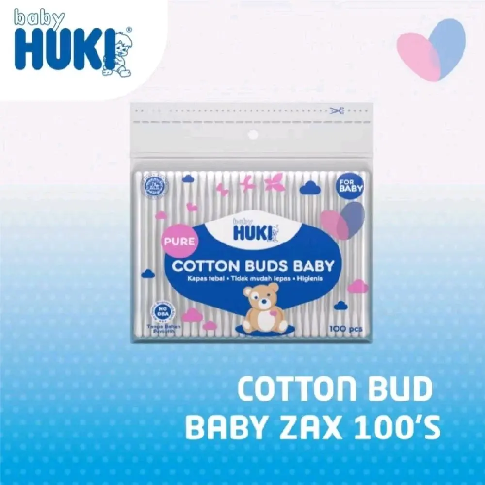 Cotton Bud Huki Baby Zax 100's/150's & Adult 50+10's/100's