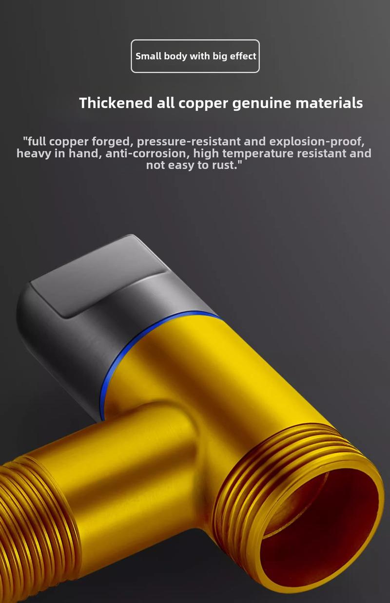 Product Introduction of Toilet flushing spray gun, household bathroom, toilet booster nozzle, high-pressure cleaning water gun (without bracket) 7