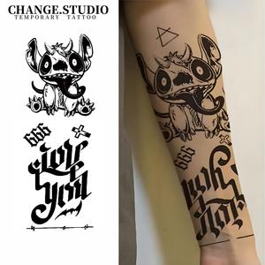 รอยสักชั่วคราว ลายดอกไม้นกกาเหว่า ติดทนนาน 15 วัน กันน้ำและทนต่อการสึกหรอ สติ๊กเกอร์รอยสัก