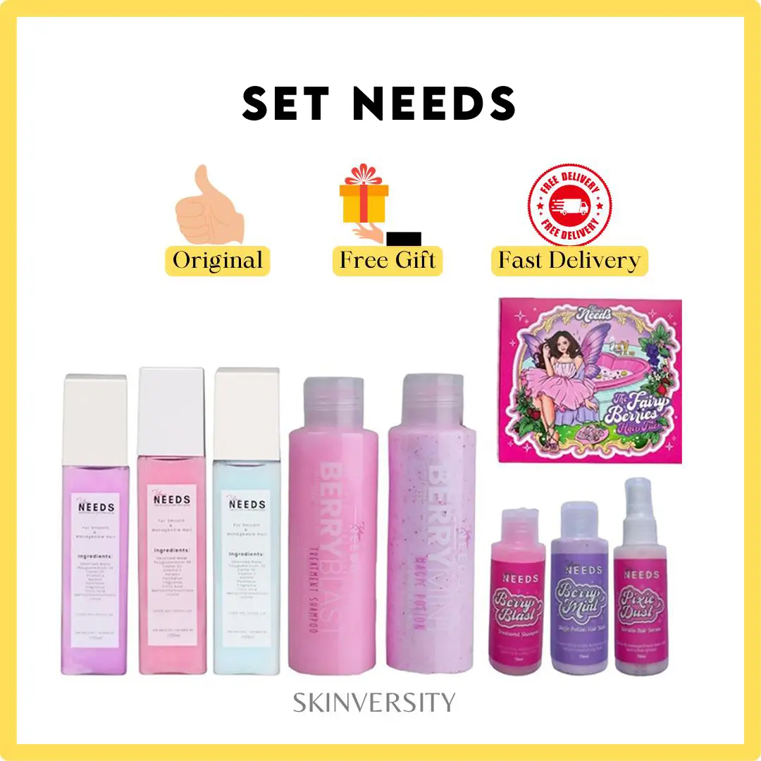 Needs - Hair Treatment Set/Keratin Hair Spray/Treatment Shampoo/Magic Potion