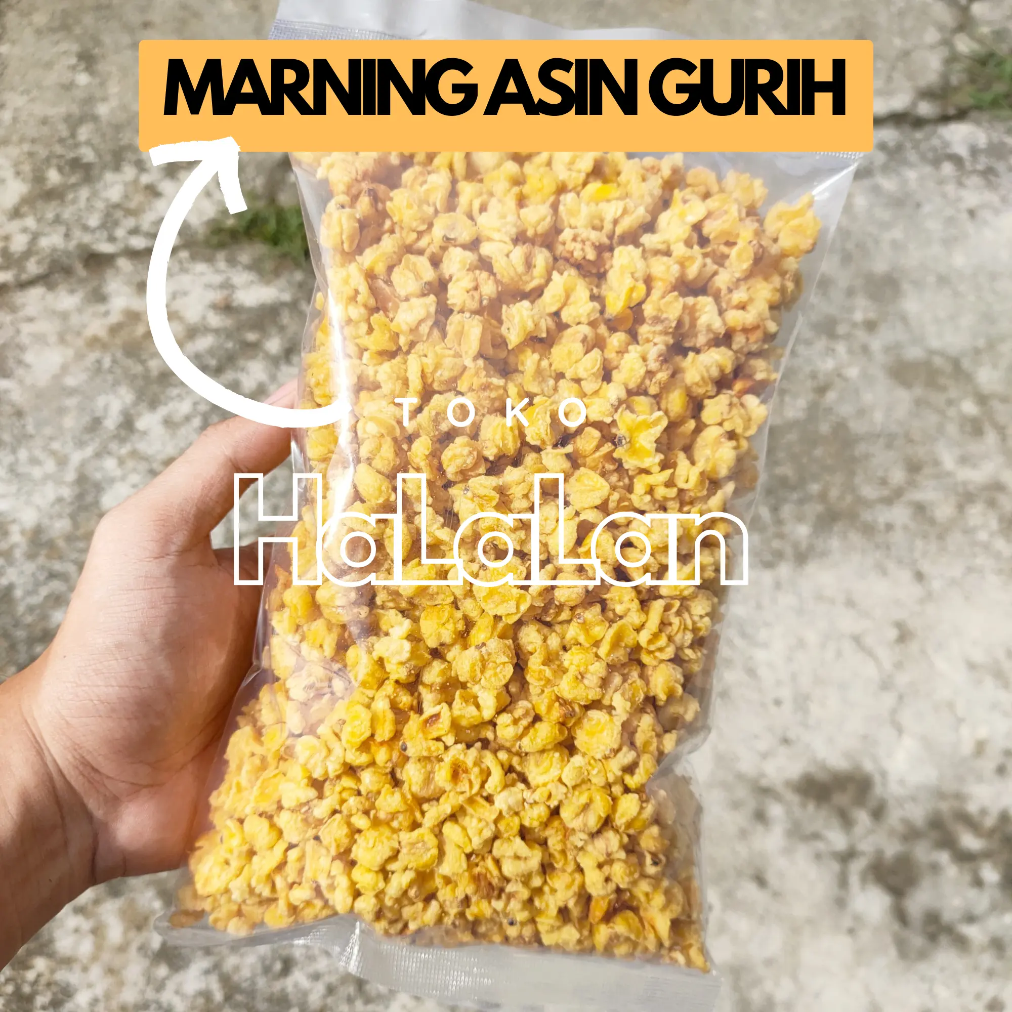Marning Jagung Premium Gurih Renyah Mekar khas Cilacap Rasa Asin Gurih
