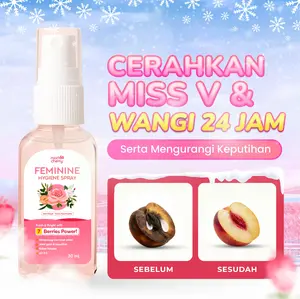 Parfum Miss V Bisa Dijilat Mengurangi Keputihan dan Gatal Feminine Hygiene Spray Mad Cherry