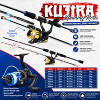 Gambar Set Joran Pancing Kujira 8-17lbs Max Drag 8kg dan reel Atom - KUJIRA 100CM+ATOM dari FISHINGIN Kab. Sukoharjo 1 Tokopedia