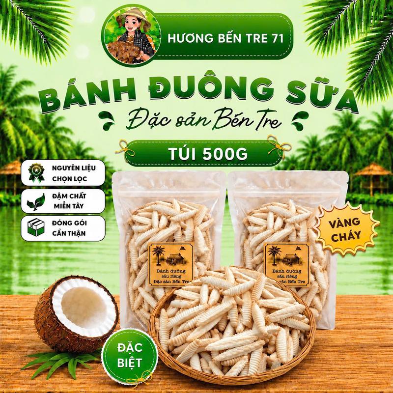 Bánh Đuông Sữa Cốt Dừa Nướng Cháy Cạnh - Có Bánh Mới Sữa Hương Dứa