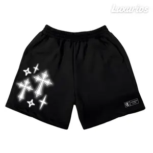 Luxurious - Boxer Reflektif Nyala Kece Hitam Boardshort | Celana Pendek