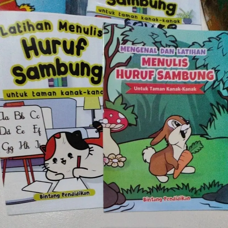 Latihan Menulis Huruf Sambung - untuk TK/ PAUD 0