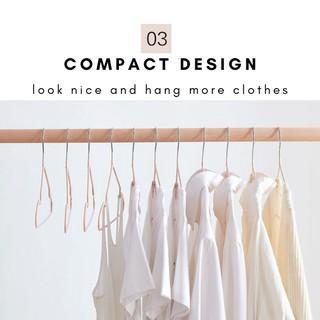 Product Introduction of Hanger Baju Anti-Slip Clothes Hangers Stainless Steel Hanger Penyangkut Baju hanger Tudung Hanger Baju Besi 20