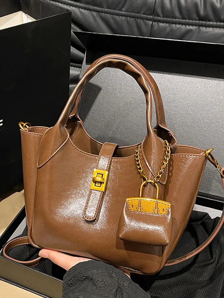 Tas Selempang Wanita NGRHAA Model Simple Elegan Bahu Jinjing Kulit