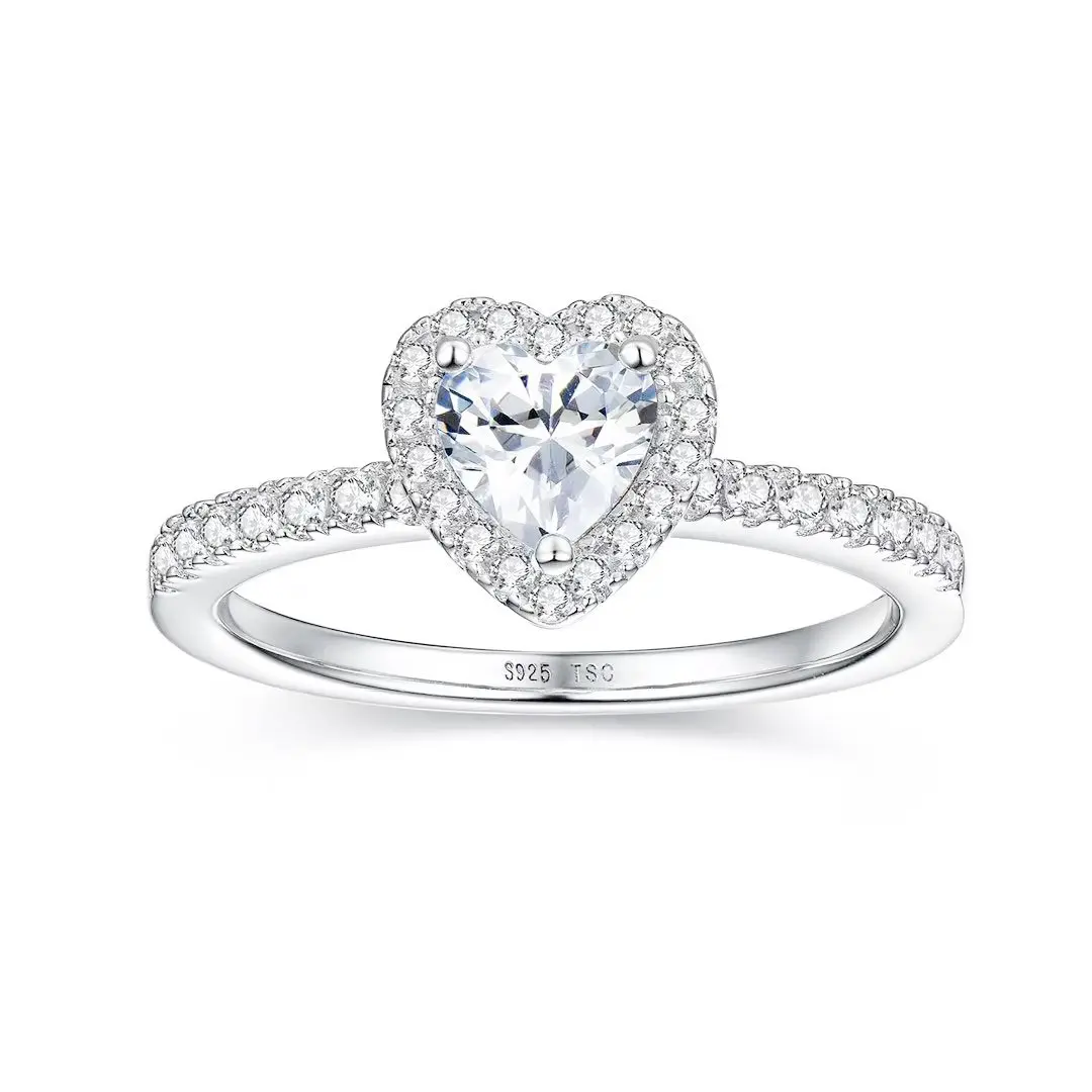 Nicolette Heart Pavé Ring [The Starry Co.]