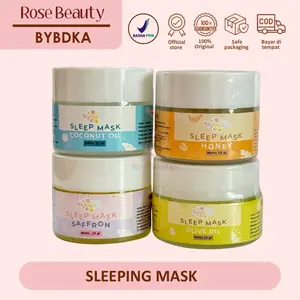 Free Ongkir Sleeping Mask Bybdka Masker Tidur 15ml Untuk Mencerahkan Wajah Perawatan Wajah Berminyak Berjerawat Bruntusan