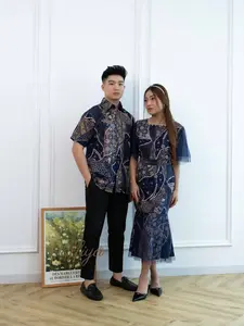 SAFFIYA-Donna Batik | Kemeja Dress & Kebaya Batik Modern (DIJUAL PISAH) – Kondangan, Pesta, Gereja, Natal Couple