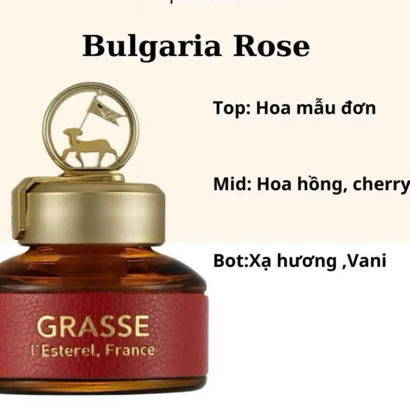 Nước hoa xe hơi chính hãng Grasse Bullsone Korea hương cherry 105ml 6