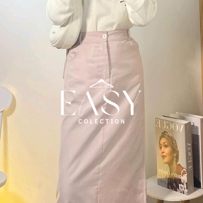 Rok Span Basic Rok Wanita Bahan Katun 3