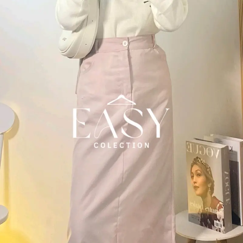Rok Span Basic Rok Wanita Bahan Katun 3