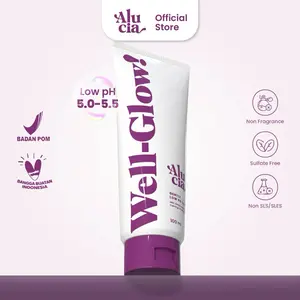 ALUCIA | Well-Glow! Gentle Low pH Cleanser Facial Face Wash Sabun Cuci Muka Untuk Melembabkan dan Mencerahkan Gentle Low pH 5.0 - 5.5 by Alucia Official