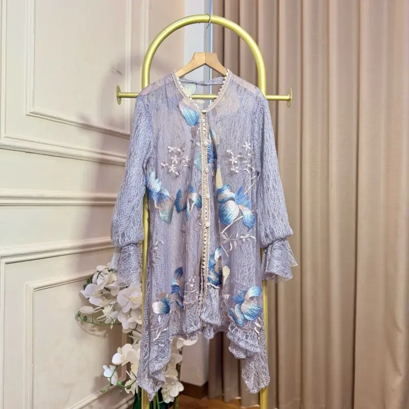 Arunika Mazaya Grey Purple