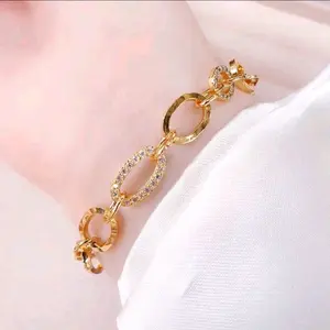 Gelang Tangan Viral Klip permata perhiasan Wanita