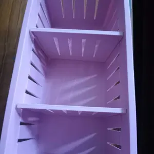 Rak Plastik Pratisi 3 Sekat / Storage Box / Keranjang Penyimpanan ATK Sabun Bumbu Kosmetik Serbaguna