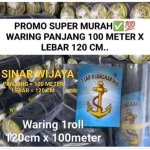 Ready!! WARING PANJANG -+100 METER X LEBAR 120 CM CAP DJANGKAR TERMURAH