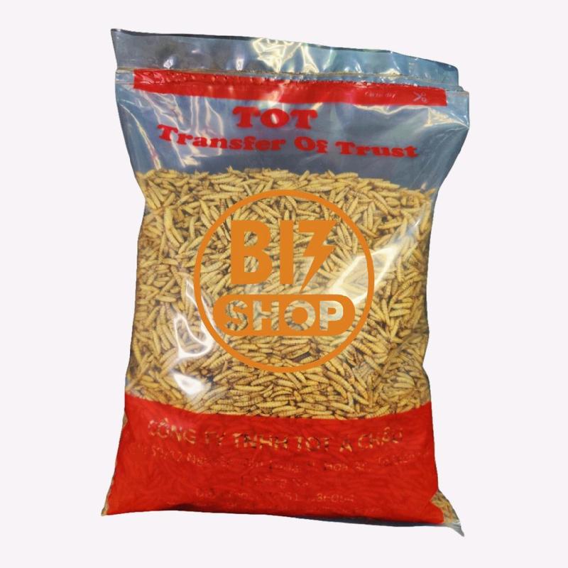  Túi 500 gr Sâu Canxi Sấy Phồng Thức Ăn Toàn Diện Cung Cấp Dinh Dưỡng Cho Gà Đá Chim Hót Cá Cảnh Cá Koi Hamster Và Thú Cưng Nhỏ 