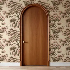 Pintu Kayu Arched untuk Ruang Tamu dan Kamar Tidur dengan Desain Elegan dan Tahan Lama